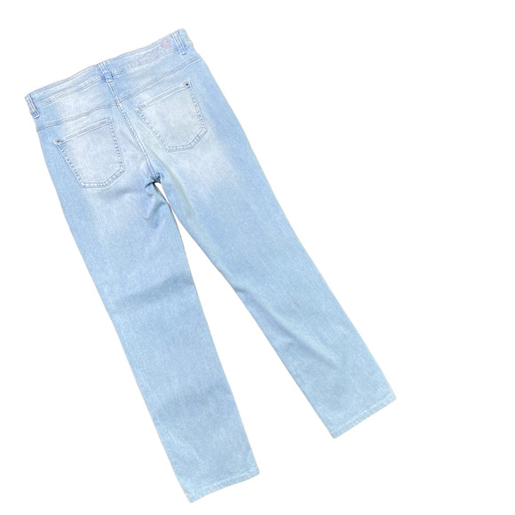 DREAM JEANS By Mac Jeans Womens Size 32 5401 Straight Jeans D491 Light Wash - Picture 5 of 6